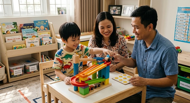 ABA tại nhà cho trẻ tự kỷ