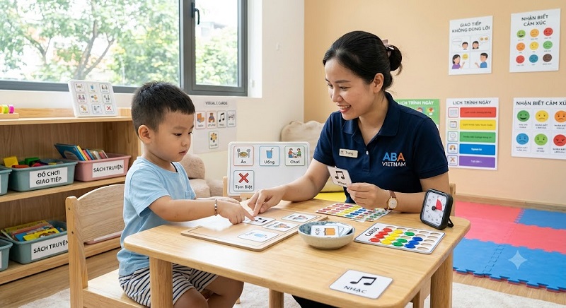 DTT trong ABA cho trẻ tự kỷ